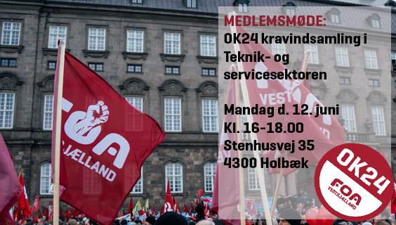 Medlemsmøde OK24 FOA Vestsjælland